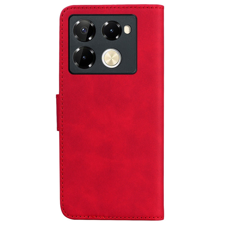 For Infinix Note 40 Pro+ 5G Skin Feel Pure Color Flip Leather Phone Case