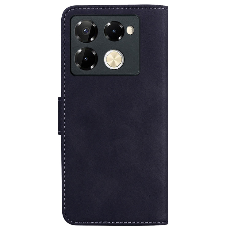 For Infinix Note 40 Pro+ 5G Skin Feel Pure Color Flip Leather Phone Case