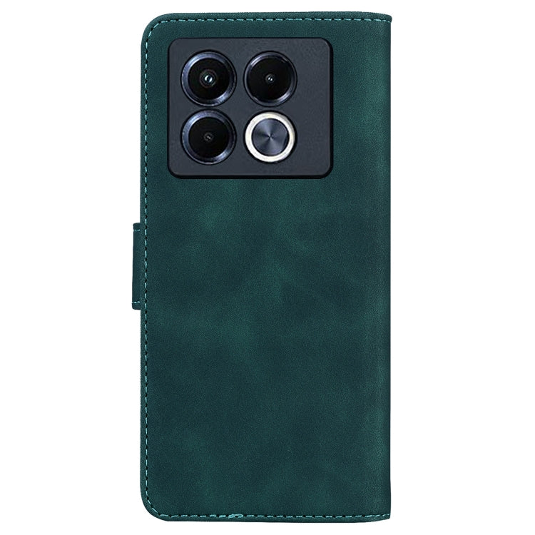 For Infinix Note 40 5G Skin Feel Pure Color Flip Leather Phone Case