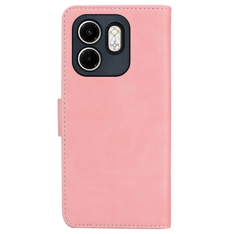For Infinix Hot 50i / Smart 9 Skin Feel Pure Color Flip Leather Phone Case