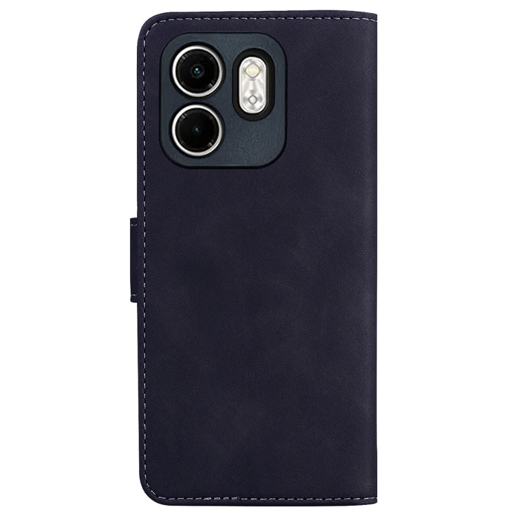 For Infinix Hot 50i / Smart 9 Skin Feel Pure Color Flip Leather Phone Case
