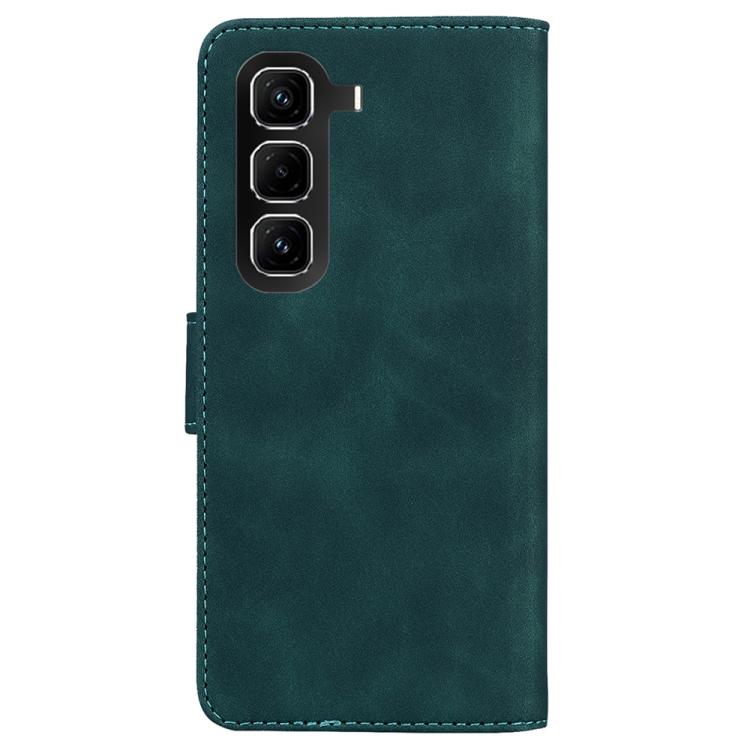 For Infinix Hot 50 Pro 4G Skin Feel Pure Color Flip Leather Phone Case