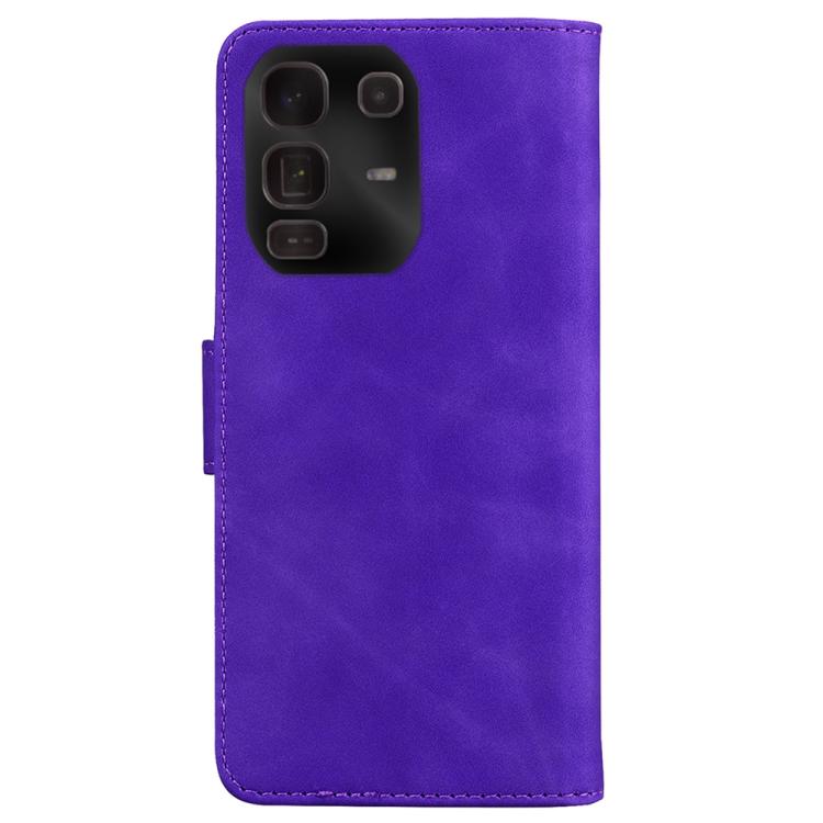 For Infinix Note 50 Pro+ Skin Feel Pure Color Flip Leather Phone Case