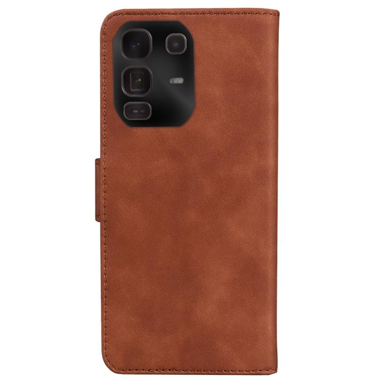 For Infinix Note 50 Pro+ Skin Feel Pure Color Flip Leather Phone Case