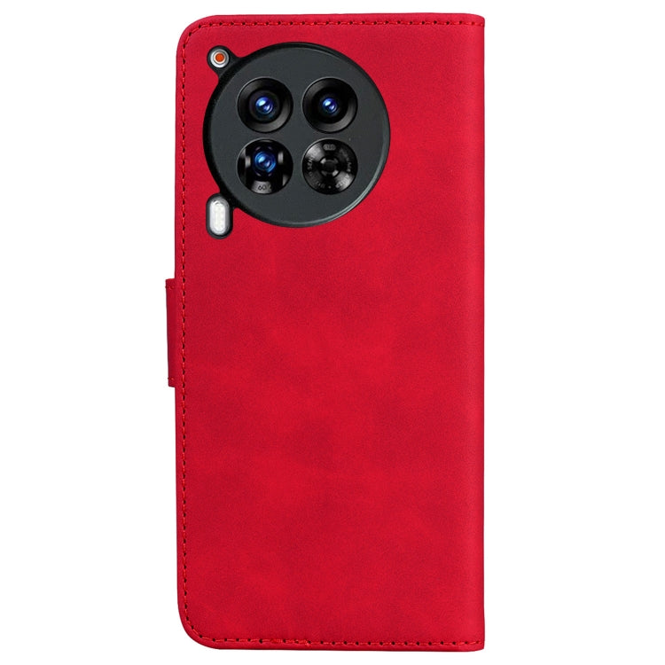 For Tecno Camon 30 Premier 5G Skin Feel Pure Color Flip Leather Phone Case