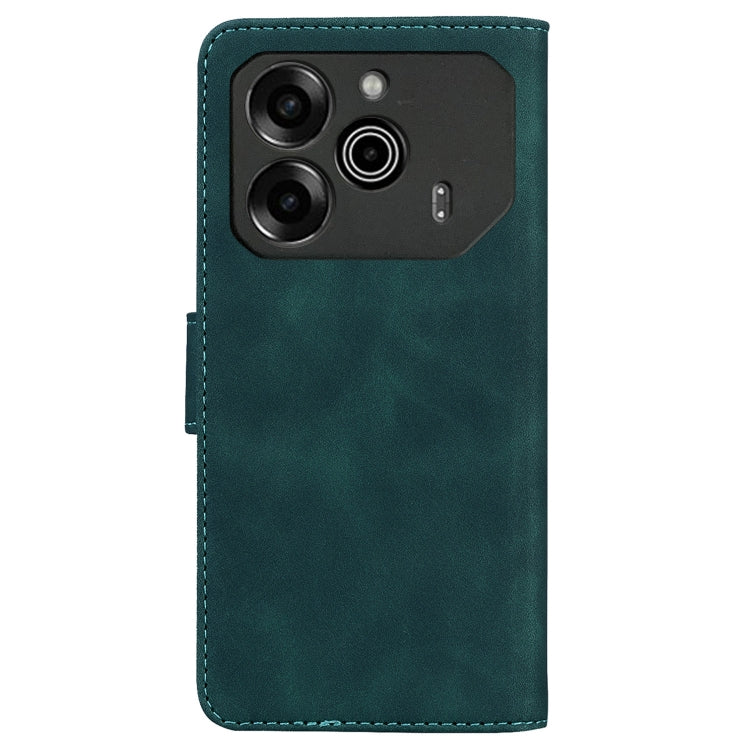 For Tecno Pova 6 5G / 6 Pro 5G Skin Feel Pure Color Flip Leather Phone Case