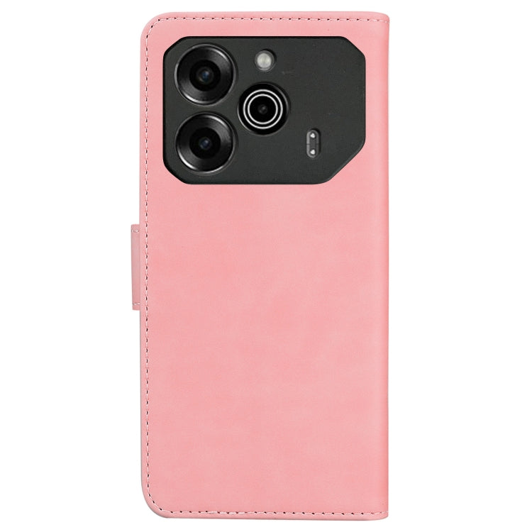 For Tecno Pova 6 5G / 6 Pro 5G Skin Feel Pure Color Flip Leather Phone Case