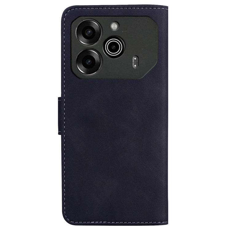 For Tecno Pova 6 5G / 6 Pro 5G Skin Feel Pure Color Flip Leather Phone Case