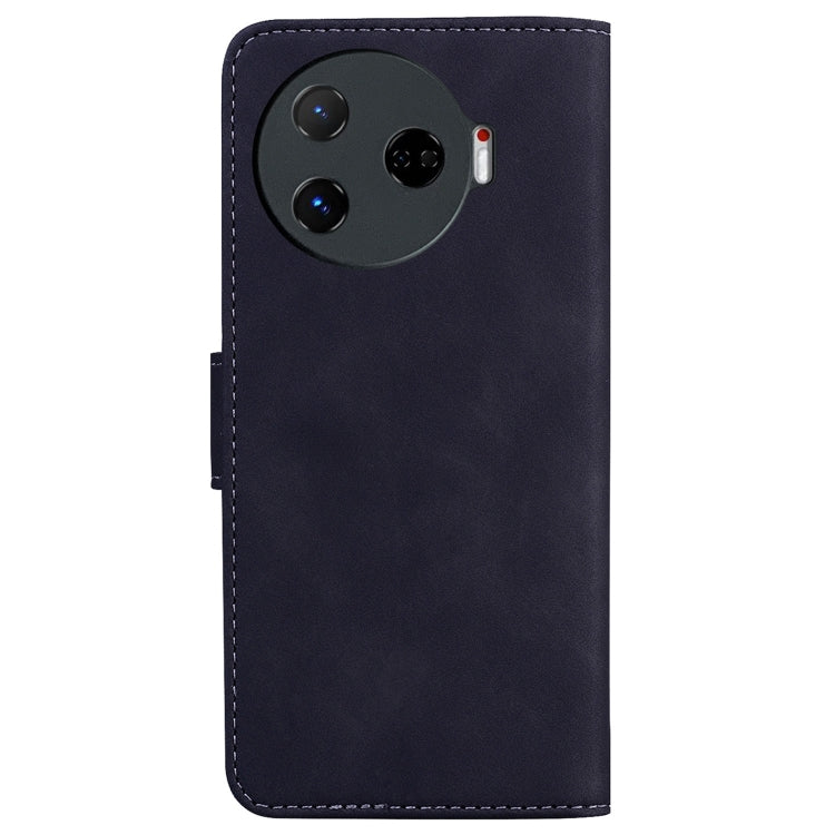 For Tecno Camon 30 Pro 5G / CL8 Skin Feel Pure Color Flip Leather Phone Case