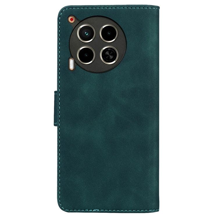 For Tecno Camon 30 4G / 5G / CL6 / CL7 Skin Feel Pure Color Flip Leather Phone Case
