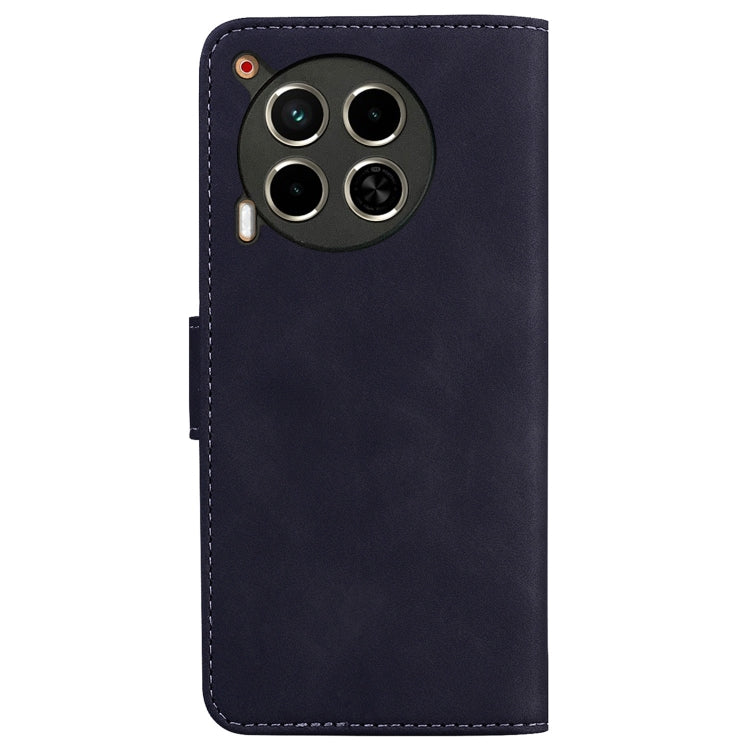 For Tecno Camon 30 4G / 5G / CL6 / CL7 Skin Feel Pure Color Flip Leather Phone Case