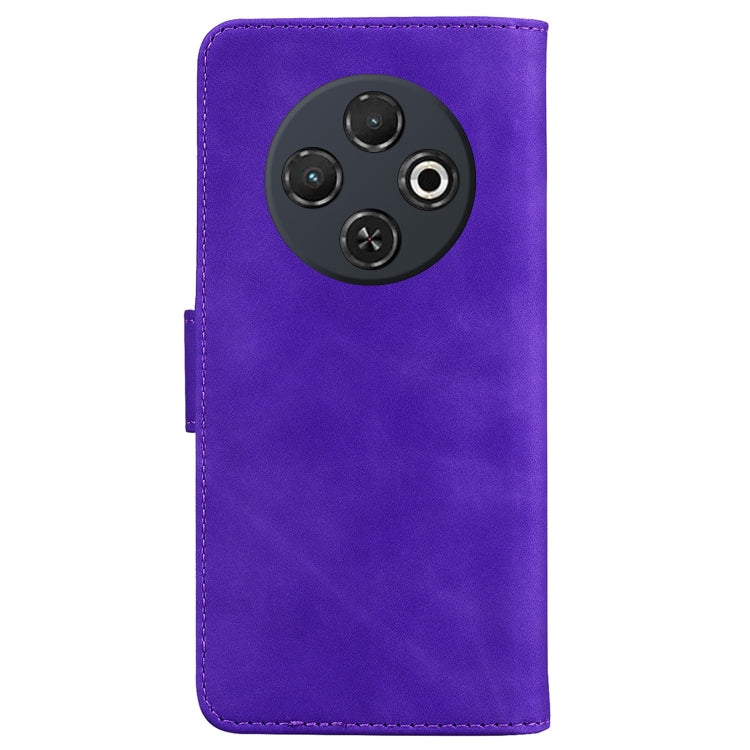 For Tecno Spark 30C Skin Feel Pure Color Flip Leather Phone Case
