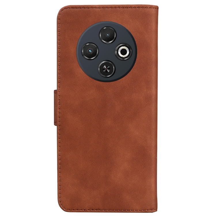 For Tecno Spark 30C Skin Feel Pure Color Flip Leather Phone Case