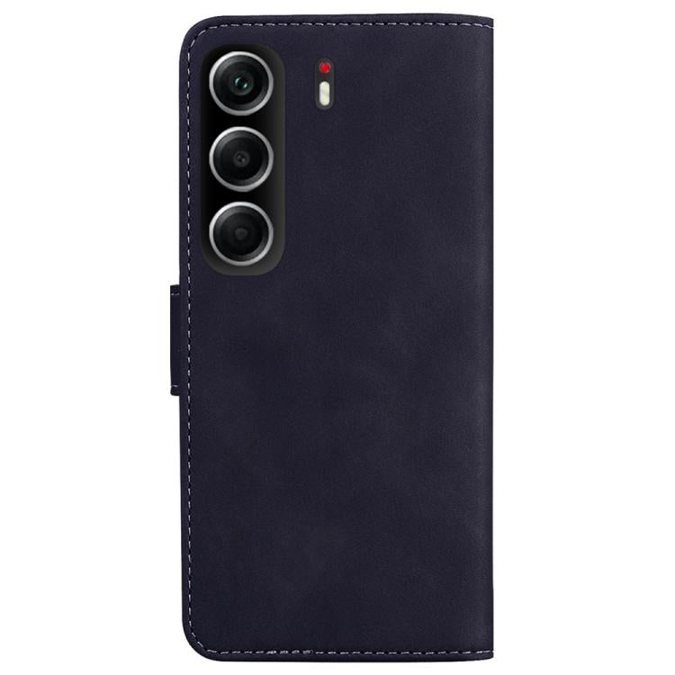 For Tecno Camon 40 Skin Feel Pure Color Flip Leather Phone Case