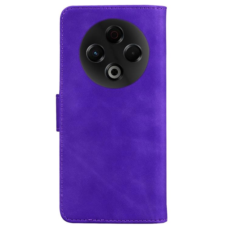 For Tecno Spark 30 4G Skin Feel Pure Color Flip Leather Phone Case