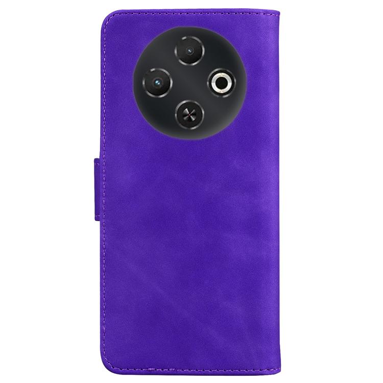 For Tecno Pop 9 5G / Spark 30C 5G Skin Feel Pure Color Flip Leather Phone Case