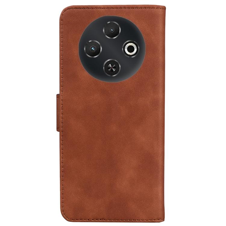 For Tecno Pop 9 5G / Spark 30C 5G Skin Feel Pure Color Flip Leather Phone Case
