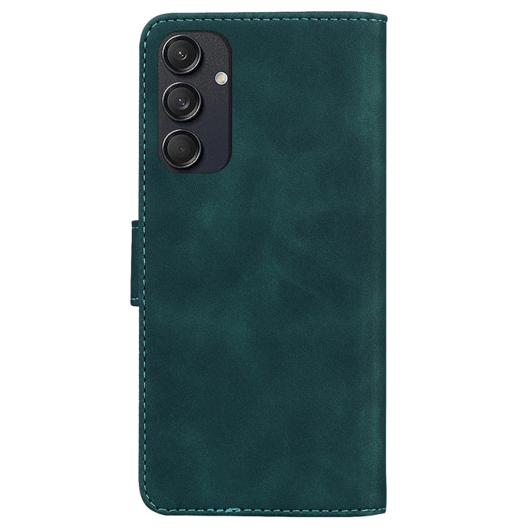 For Samsung Galaxy M55 Skin Feel Pure Color Flip Leather Phone Case