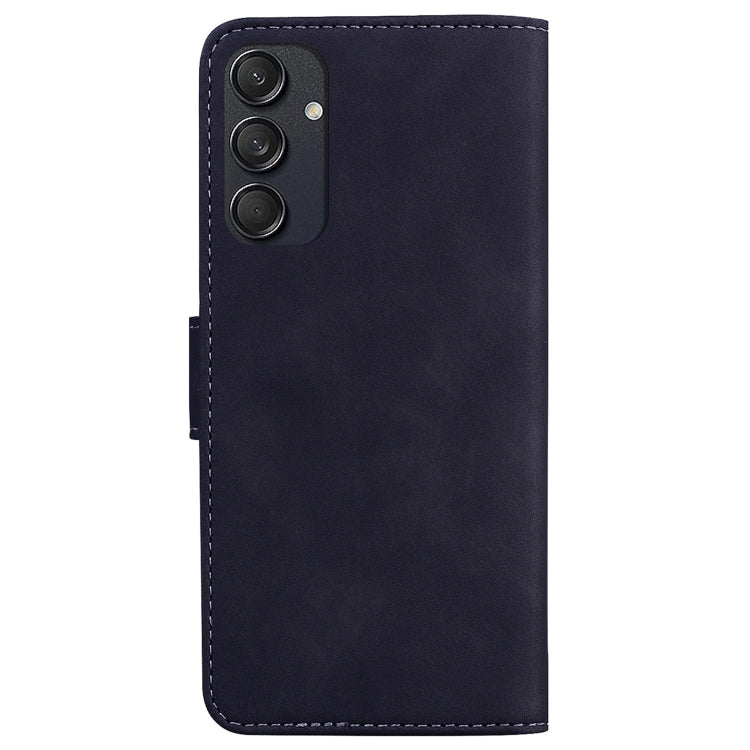 For Samsung Galaxy M55 Skin Feel Pure Color Flip Leather Phone Case