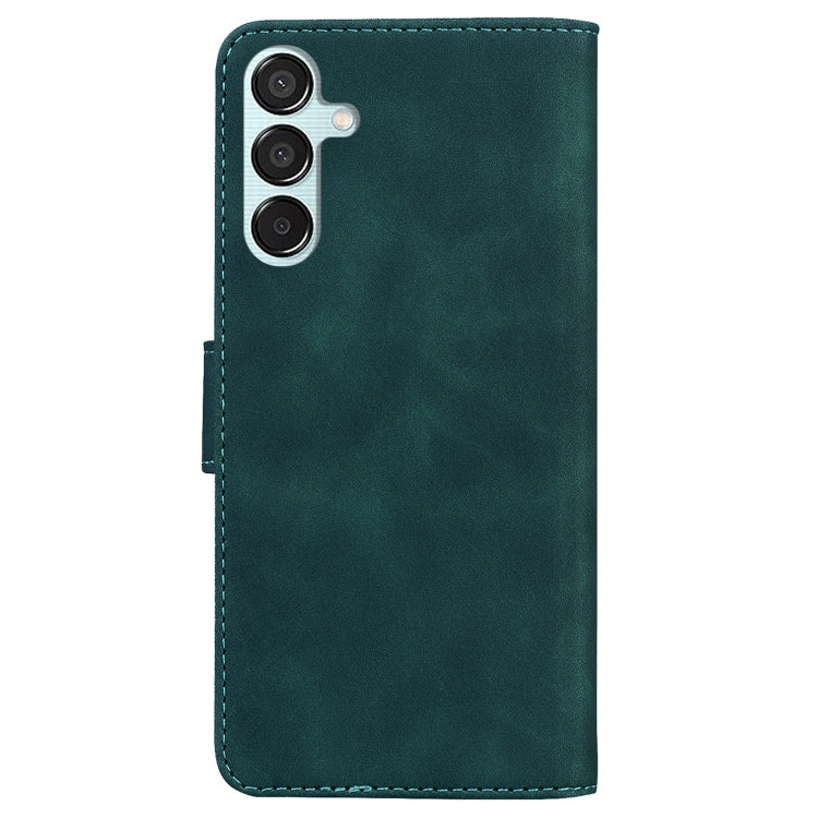 For Samsung Galaxy M15/F15 Skin Feel Pure Color Flip Leather Phone Case