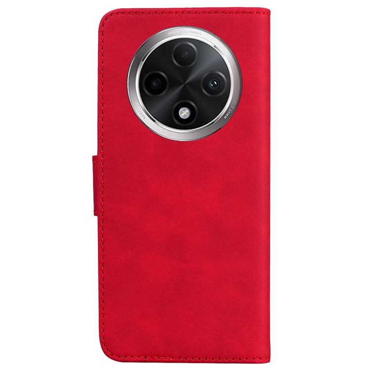 For OPPO A3 Pro 5G Skin Feel Pure Color Flip Leather Phone Case
