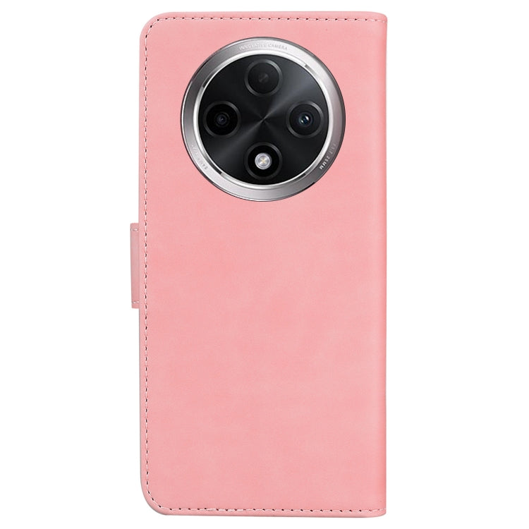 For OPPO A3 Pro 5G Skin Feel Pure Color Flip Leather Phone Case