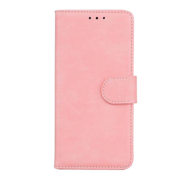For OPPO K12x Skin Feel Pure Color Flip Leather Phone Case