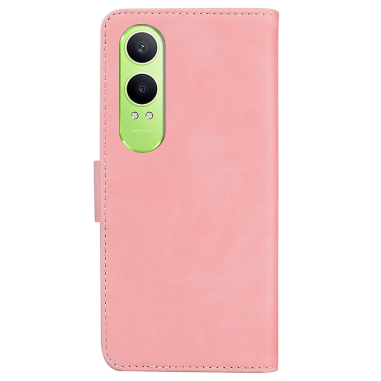 For OPPO K12x Skin Feel Pure Color Flip Leather Phone Case