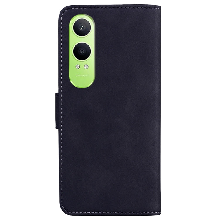 For OPPO K12x Skin Feel Pure Color Flip Leather Phone Case
