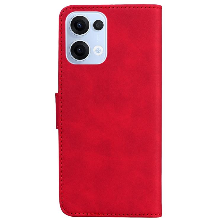 For OPPO Reno13 Global Skin Feel Pure Color Flip Leather Phone Case
