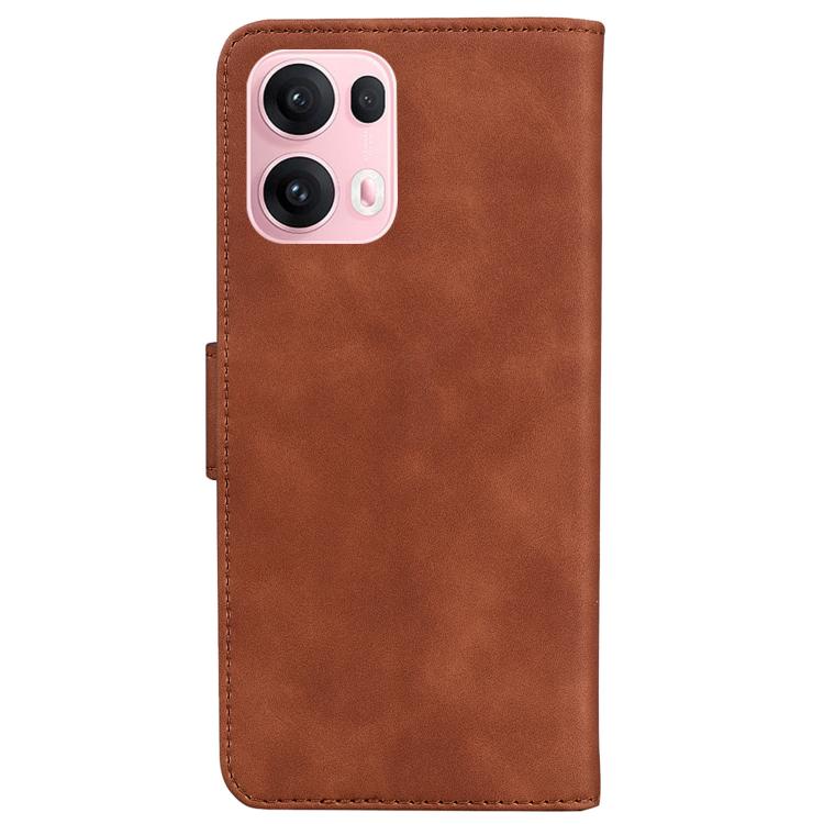 For OPPO Reno13 Pro Global Skin Feel Pure Color Flip Leather Phone Case