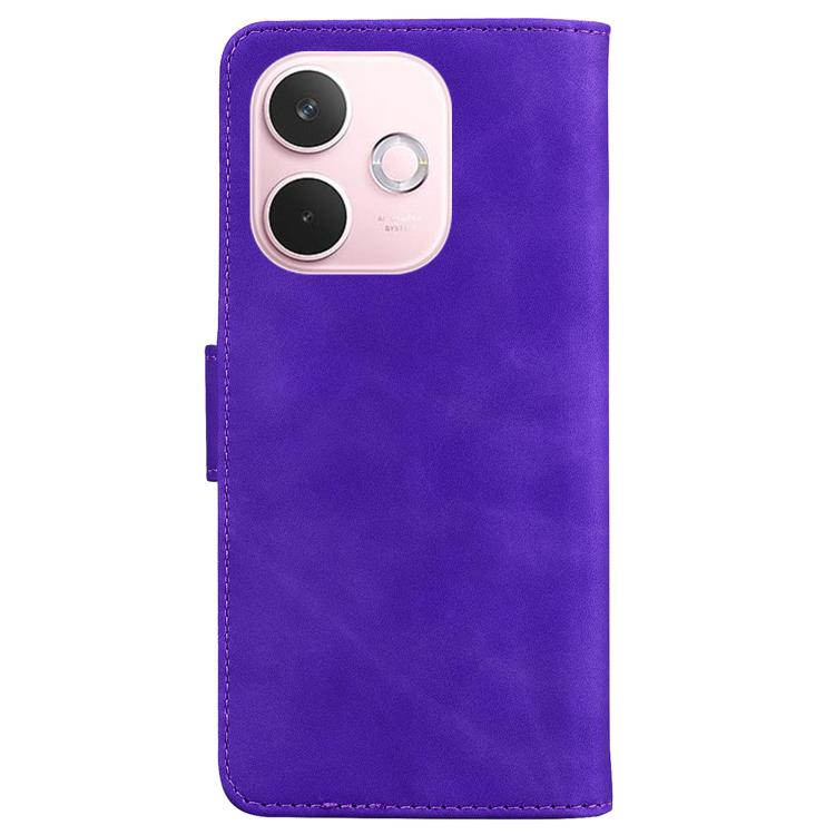 For OPPO A5 Pro 5G Skin Feel Pure Color Flip Leather Phone Case