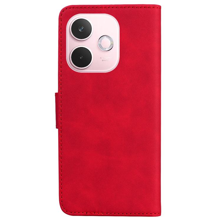 For OPPO A5 Pro 5G Skin Feel Pure Color Flip Leather Phone Case