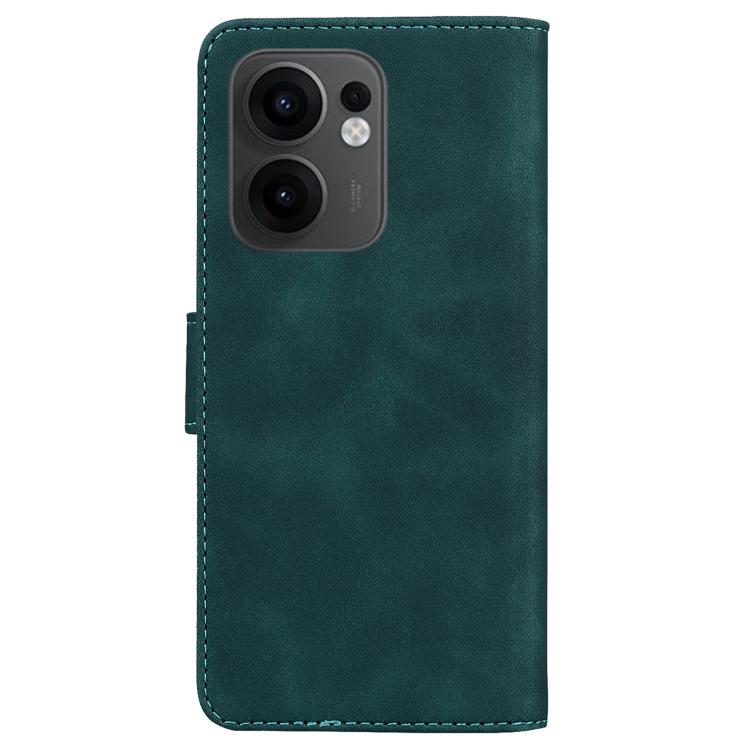 For OPPO Reno13 F 4G / 5G Skin Feel Pure Color Flip Leather Phone Case