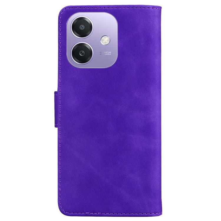 For OPPO A5x 5G / A3 4G / 5G / A3x 4G / 5G Skin Feel Pure Color Flip Leather Phone Case