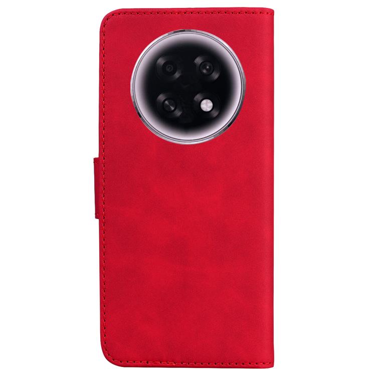 For OPPO A6 GT 5G Skin Feel Pure Color Flip Leather Phone Case
