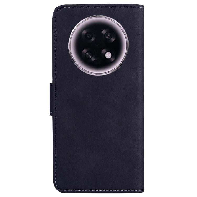 For OPPO A6 GT 5G Skin Feel Pure Color Flip Leather Phone Case