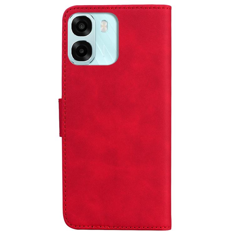 For OPPO A6 / A6s / A6t / A6x 4G / 5G Global Skin Feel Pure Color Flip Leather Phone Case