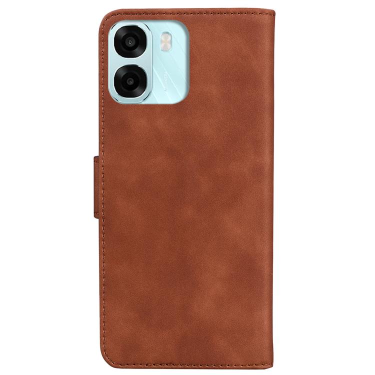 For OPPO A6 / A6s / A6t / A6x 4G / 5G Global Skin Feel Pure Color Flip Leather Phone Case