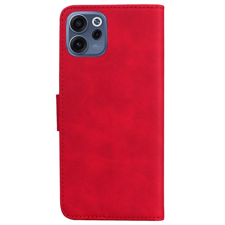 For OPPO Reno15 F 5G Global Skin Feel Pure Color Flip Leather Phone Case