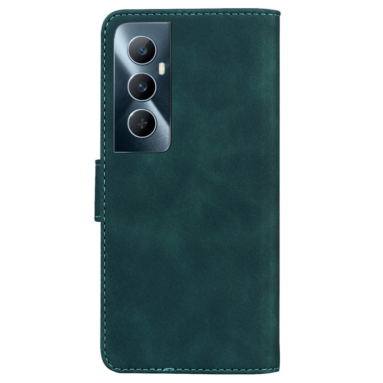 For Realme C65 4G Skin Feel Pure Color Flip Leather Phone Case
