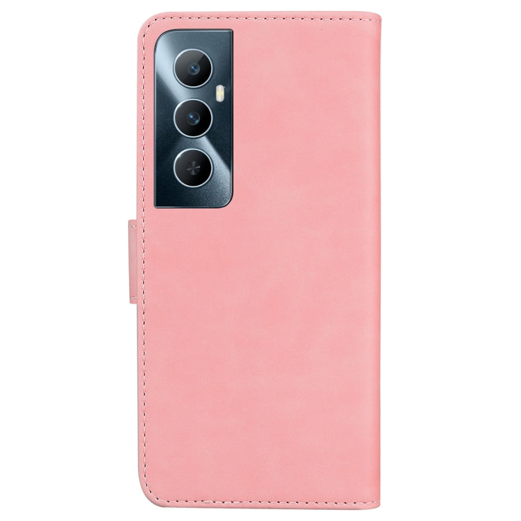 For Realme C65 4G Skin Feel Pure Color Flip Leather Phone Case