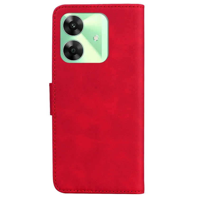 For Realme C61 / C63 / Note 60 Skin Feel Pure Color Flip Leather Phone Case