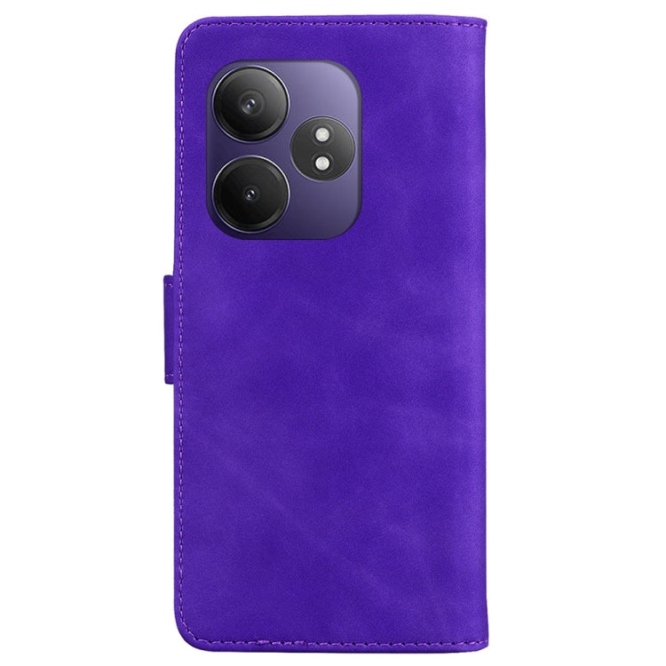 For Realme GT 6 / GT 6T / GT Neo6 Skin Feel Pure Color Flip Leather Phone Case