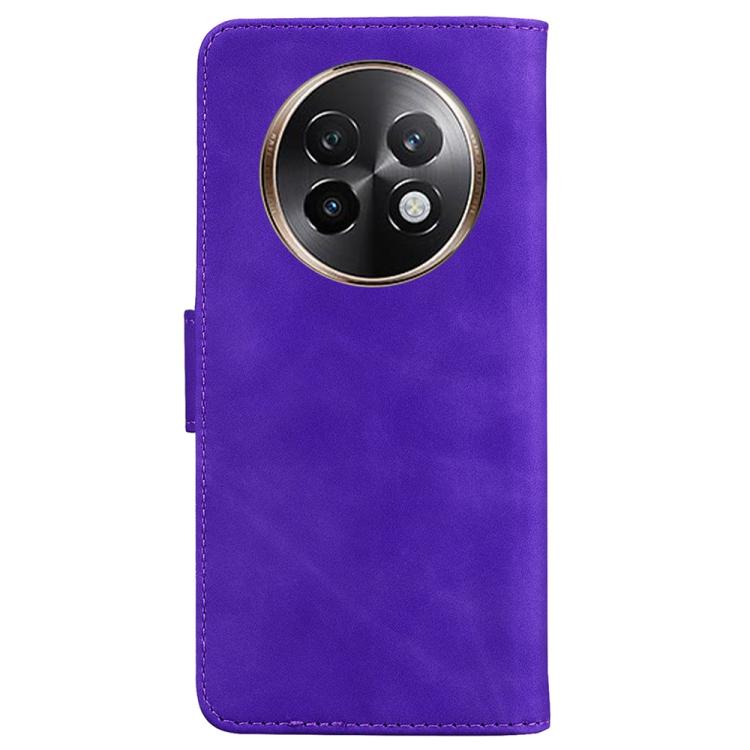 For Realme 13+ Global Skin Feel Pure Color Flip Leather Phone Case