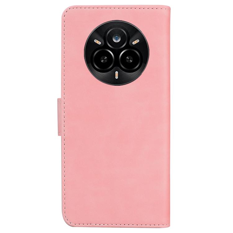 For Realme 14 Pro Skin Feel Pure Color Flip Leather Phone Case