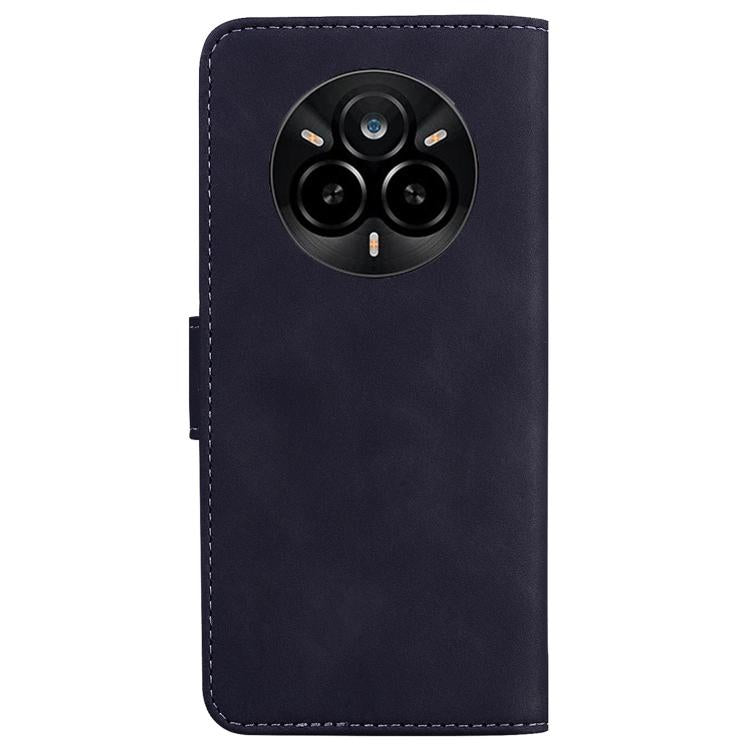 For Realme 14 Pro Skin Feel Pure Color Flip Leather Phone Case