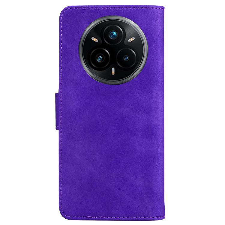 For Realme 14 Pro+ Skin Feel Pure Color Flip Leather Phone Case