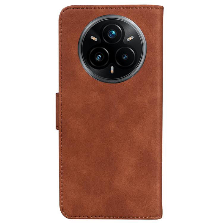 For Realme 14 Pro+ Skin Feel Pure Color Flip Leather Phone Case