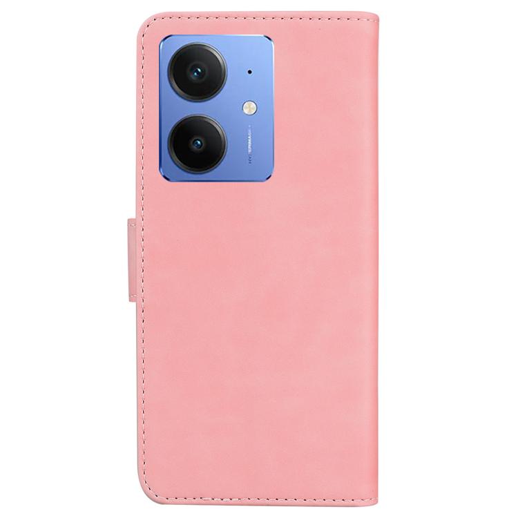 For Realme Neo7 SE Skin Feel Pure Color Flip Leather Phone Case